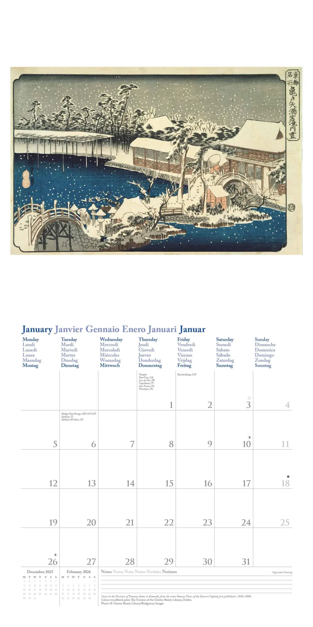 Bild: 4069095004597 | Hiroshige 2026 - Wand-Kalender - Broschüren-Kalender - 30x30 -...