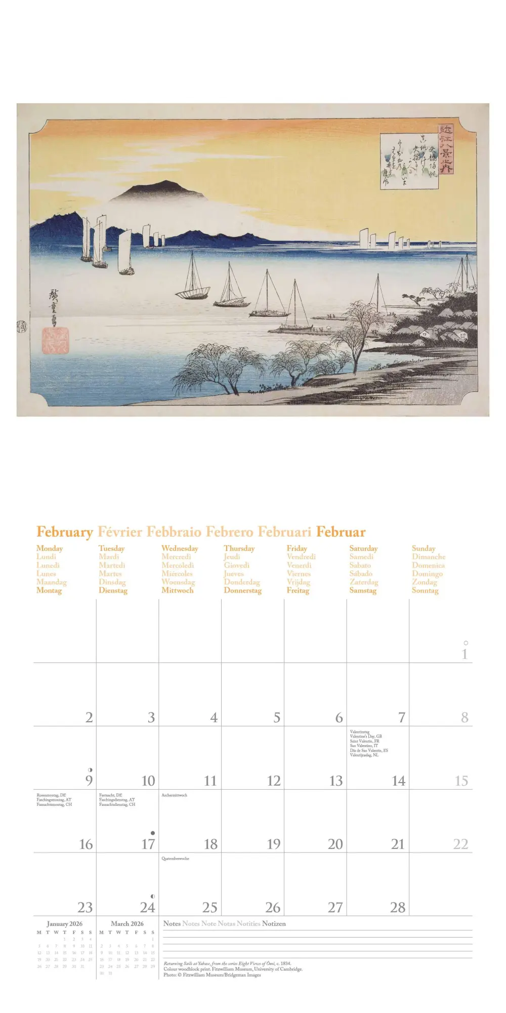 Bild: 4069095004597 | Hiroshige 2026 - Wand-Kalender - Broschüren-Kalender - 30x30 -...