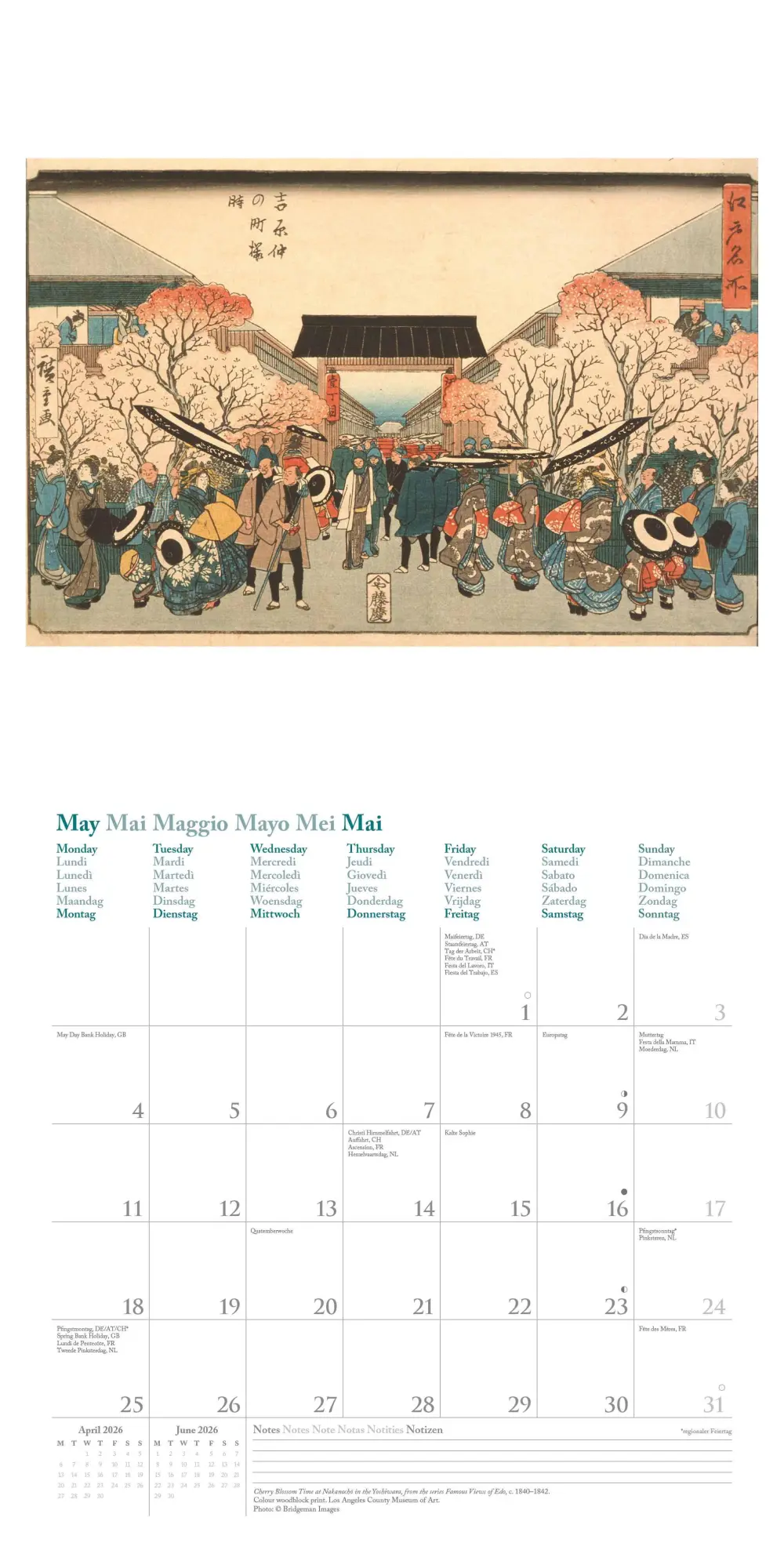 Bild: 4069095004597 | Hiroshige 2026 - Wand-Kalender - Broschüren-Kalender - 30x30 -...