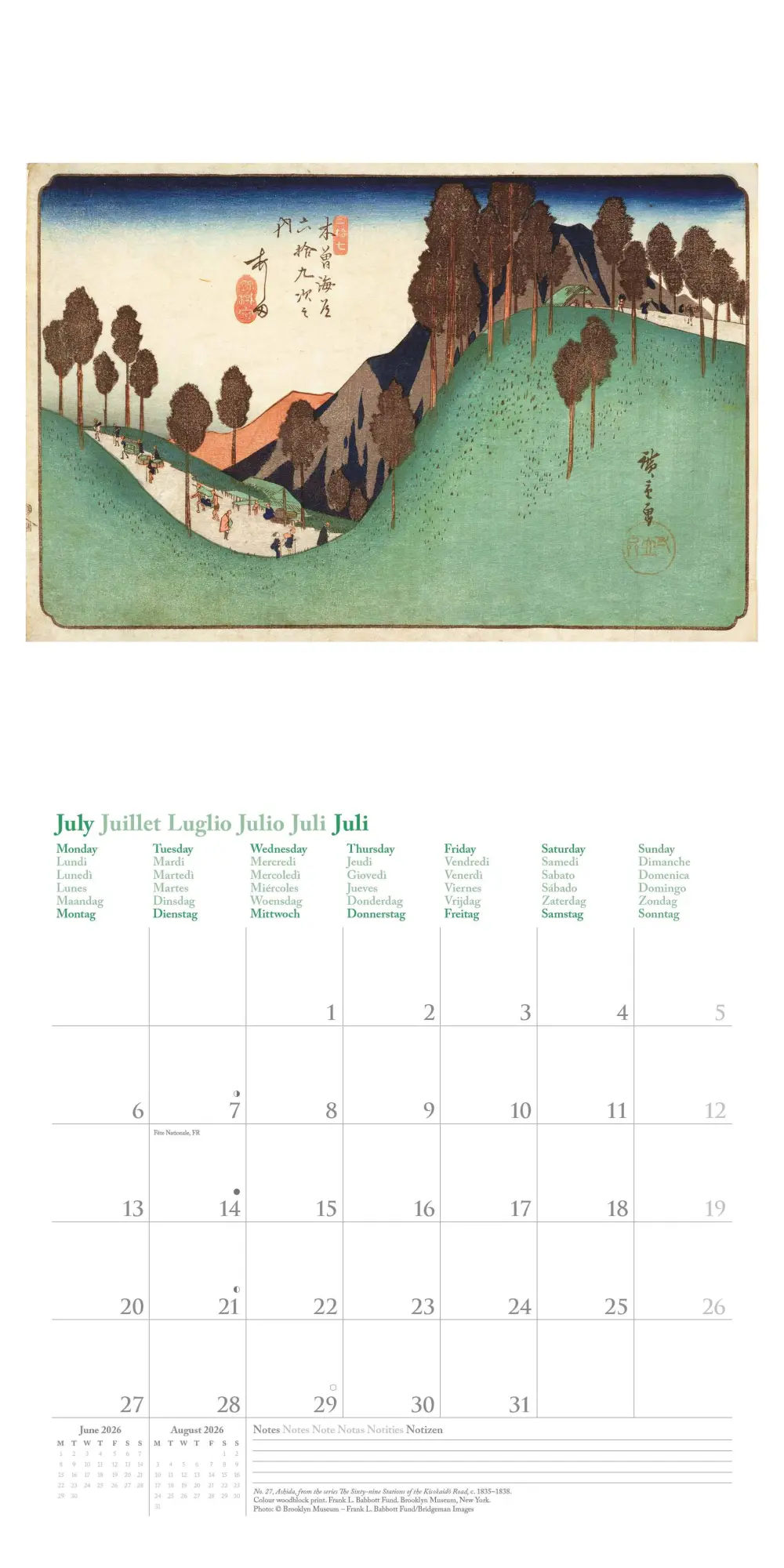 Bild: 4069095004597 | Hiroshige 2026 - Wand-Kalender - Broschüren-Kalender - 30x30 -...