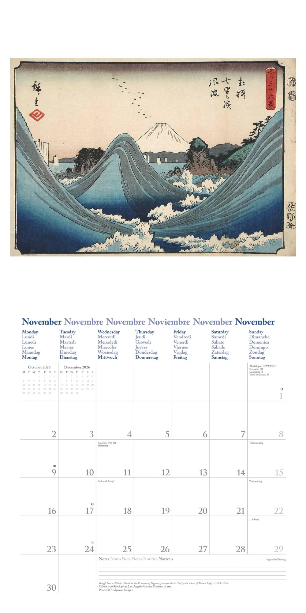 Bild: 4069095004597 | Hiroshige 2026 - Wand-Kalender - Broschüren-Kalender - 30x30 -...