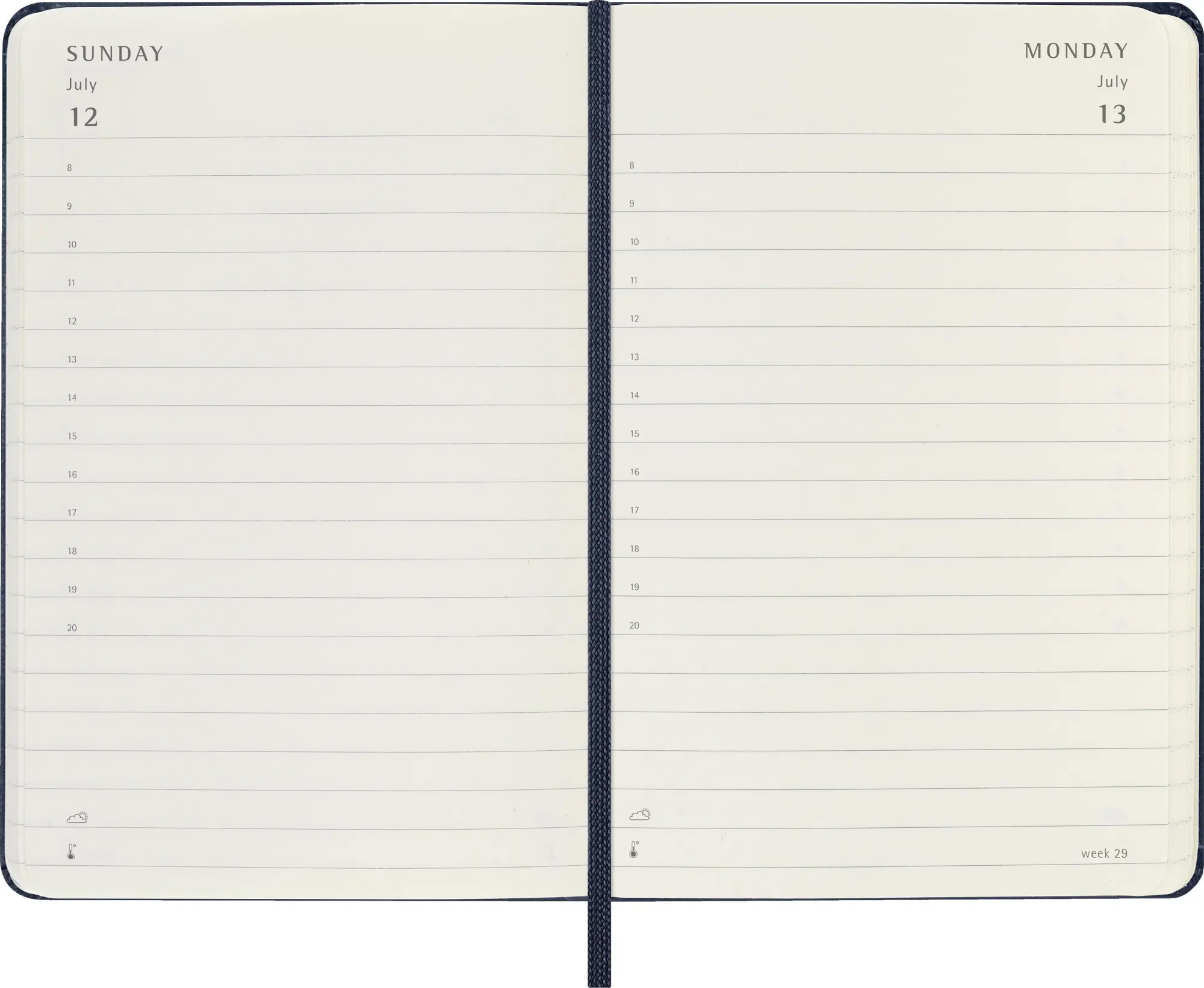 Bild: 8056999274597 | Moleskine 12 Monate Tageskalender 2026, Pocket/A6, 1 Tag = 1 Seite,...