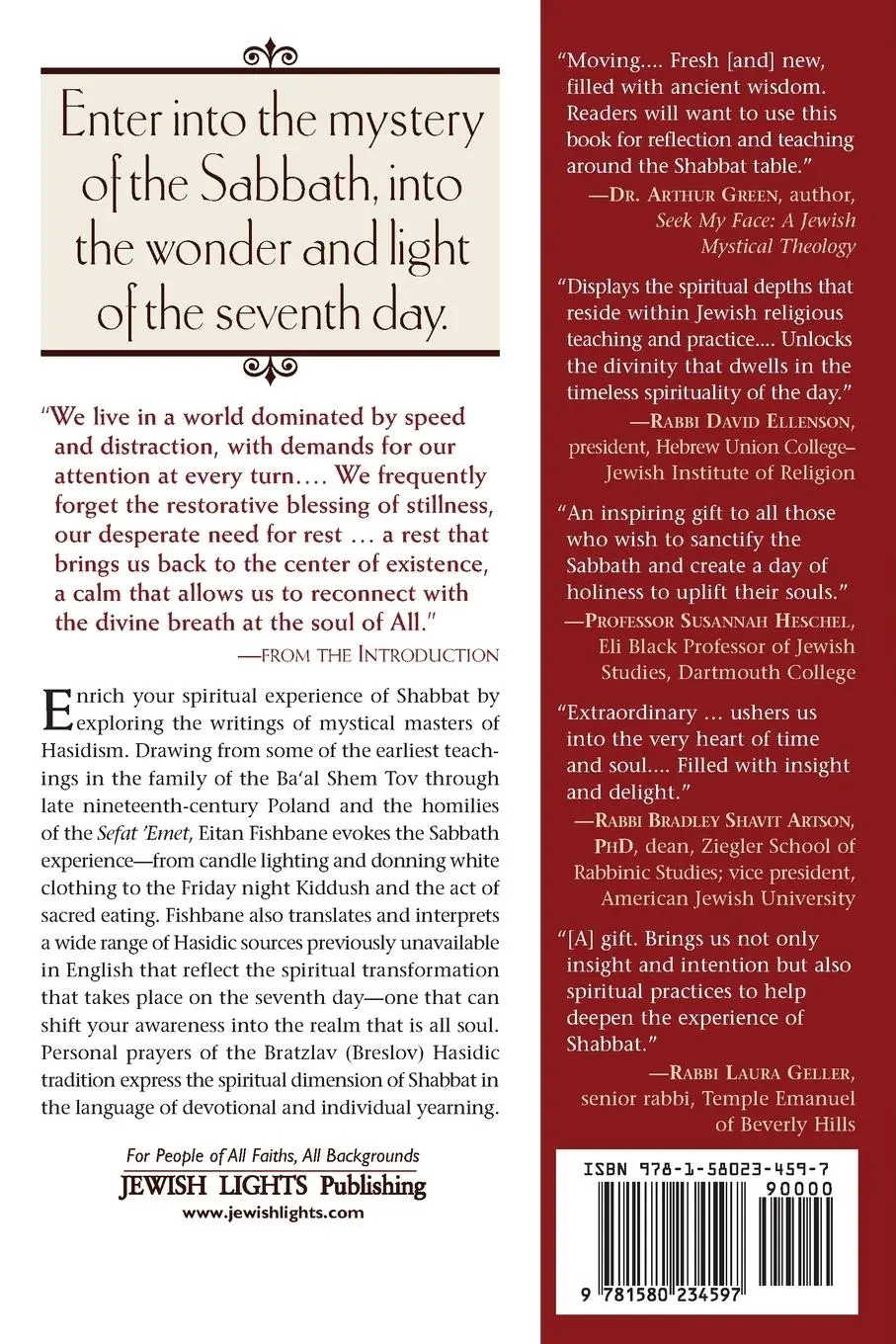 Rückseite: 9781580234597 | The Sabbath Soul | Eitan Fishbane | Taschenbuch | Englisch | 2011