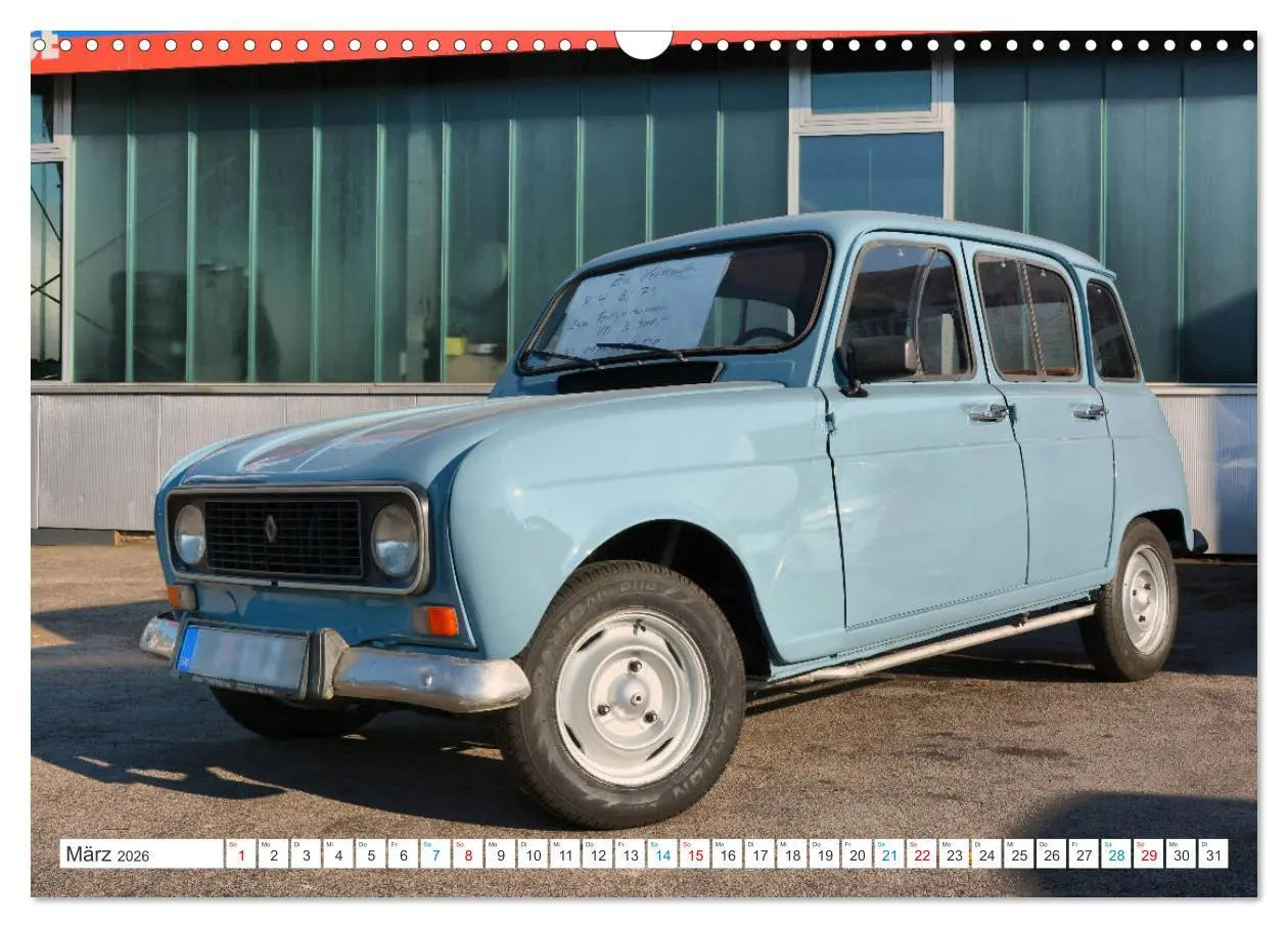 Bild: 9783457514597 | Renault 4 - Kultfahrzeug und Wegbegleiter (Wandkalender 2026 DIN A3...