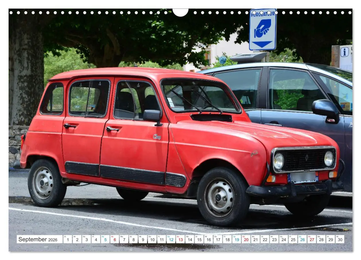 Bild: 9783457514597 | Renault 4 - Kultfahrzeug und Wegbegleiter (Wandkalender 2026 DIN A3...