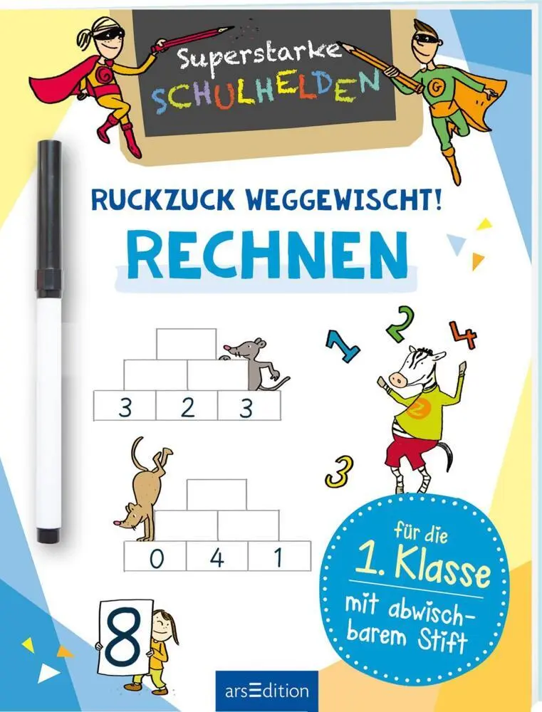 Cover: 9783845834597 | Superstarke Schulhelden - Ruckzuck weggewischt! Rechnen | Schnabel