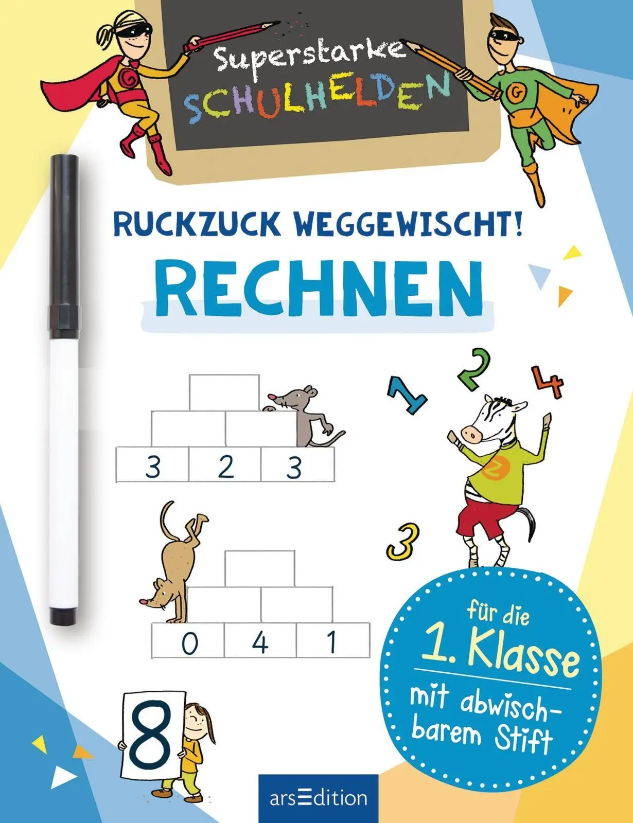 Bild: 9783845834597 | Superstarke Schulhelden - Ruckzuck weggewischt! Rechnen | Schnabel
