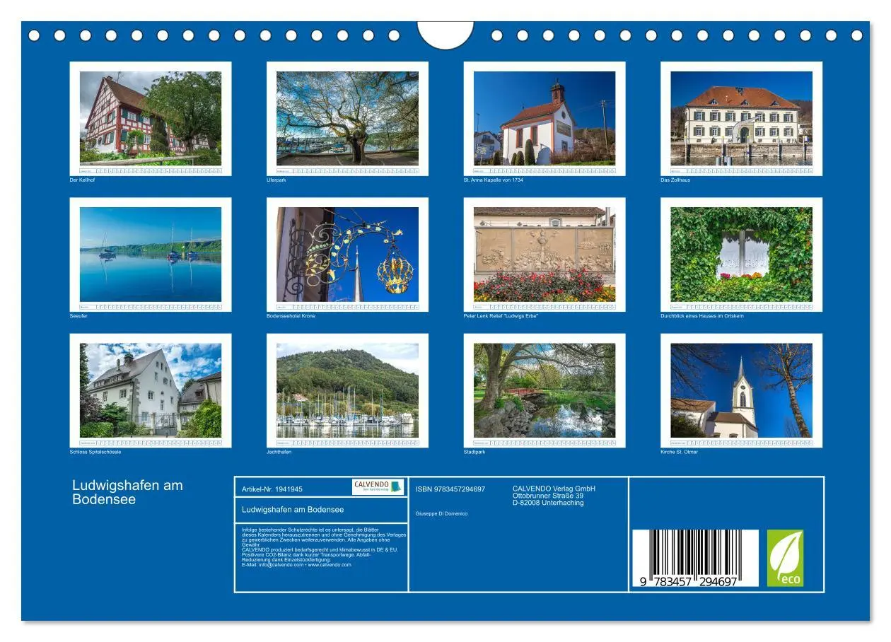 Bild: 9783457294697 | Ludwigshafen am Bodensee (Wandkalender 2026 DIN A4 quer), CALVENDO...