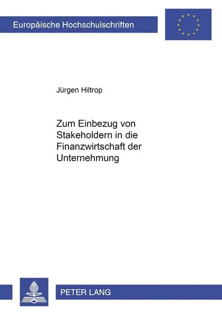 Cover: 9783631364697 | Zum Einbezug von Stakeholdern in die Finanzwirtschaft der Unternehmung