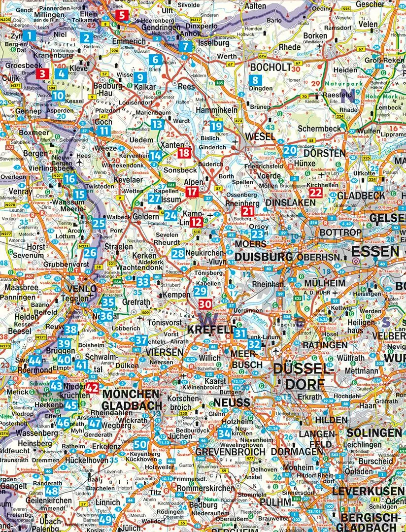 Bild: 9783763344697 | Niederrhein | Zwischen Rhein und Maas. 50 Touren mit GPS-Tracks | Föll