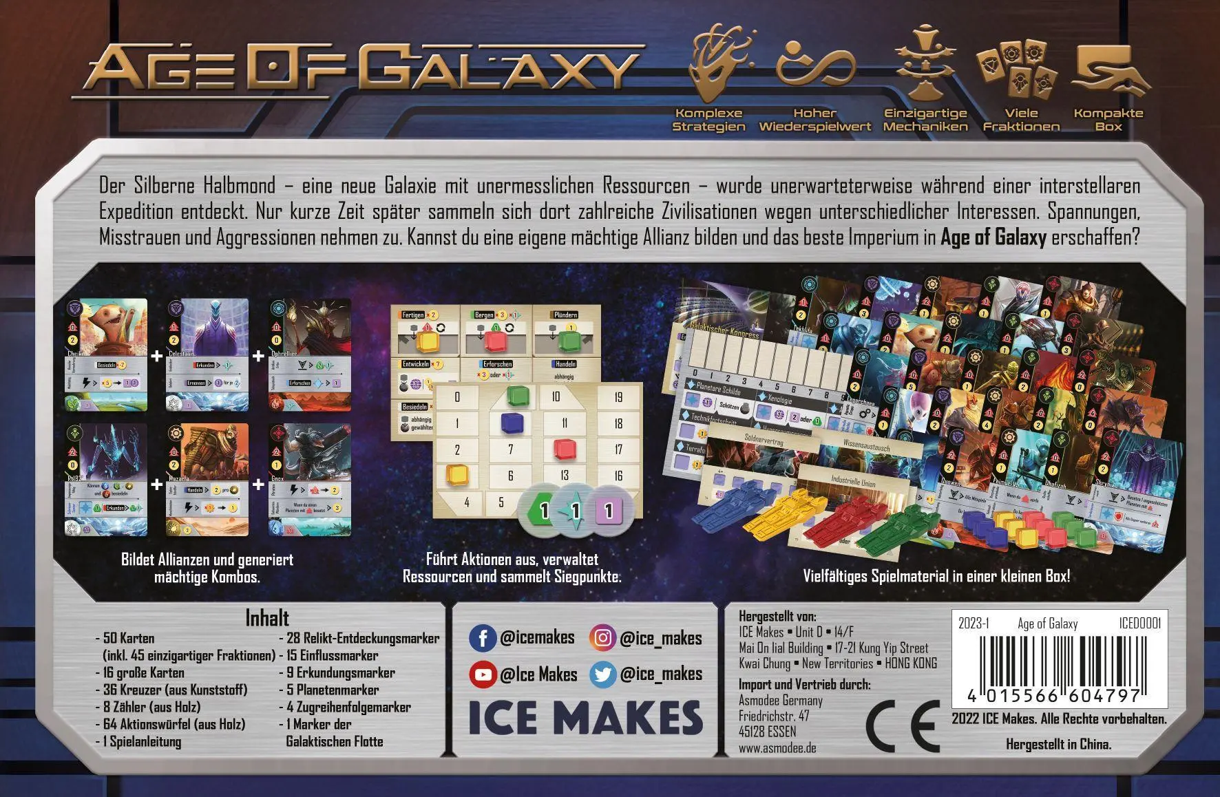 Bild: 4015566604797 | Age of Galaxy | Jeffrey Cch | Spiel | ICED0001 | Deutsch | 2023