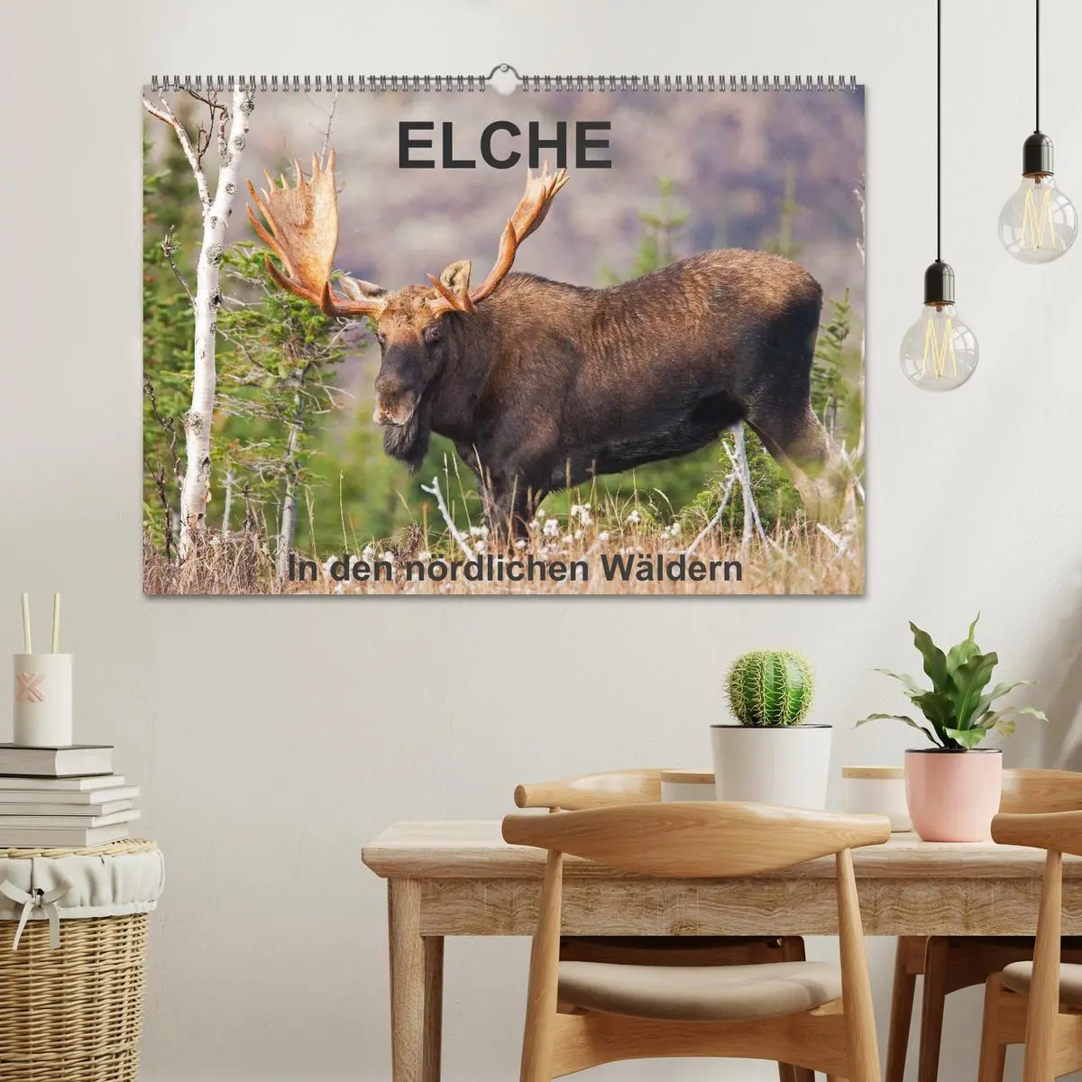 Bild: 9783516064797 | ELCHE In den nördlichen Wäldern (Wandkalender 2026 DIN A2 quer),...