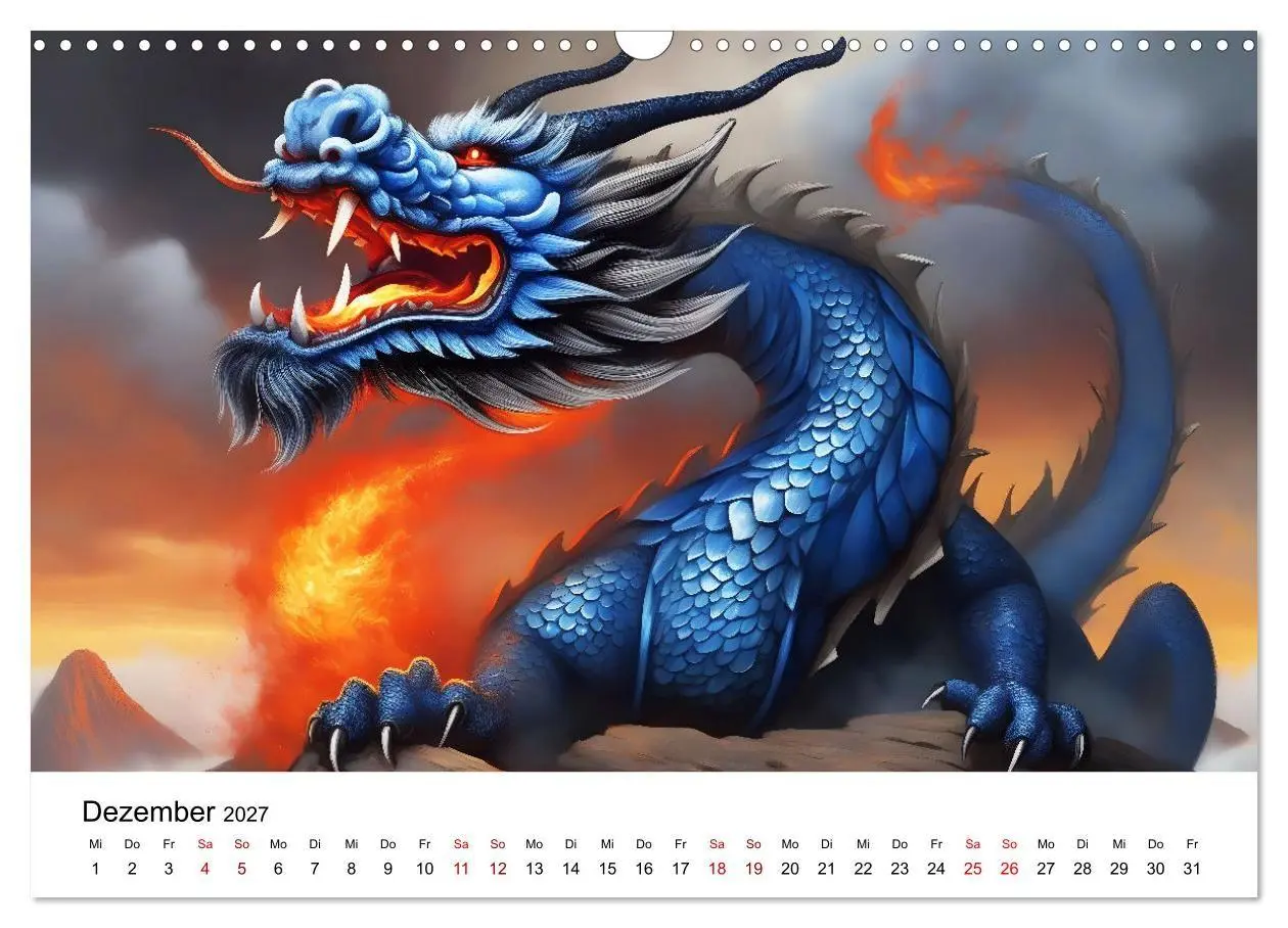 Bild: 9783569154797 | Drachen - Furchterregende und imposante Fabelwesen (Wandkalender...