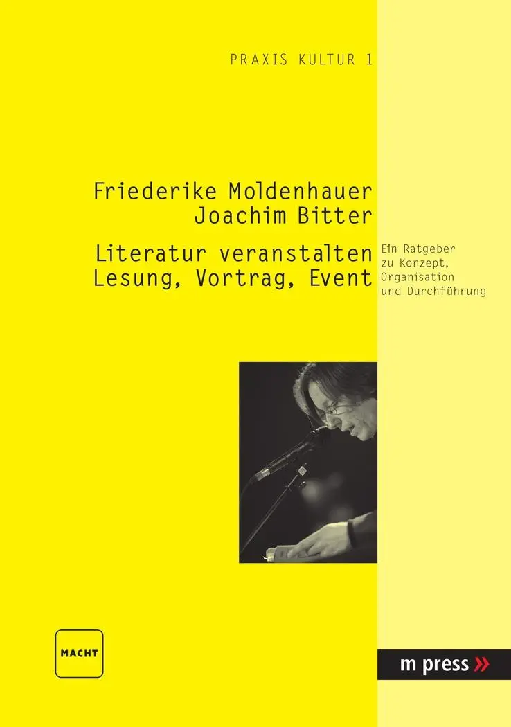 Cover: 9783899754797 | Literatur veranstalten: Lesung, Vortrag, Event | Bitter (u. a.) | Buch
