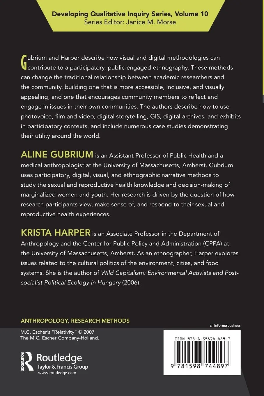Rückseite: 9781598744897 | Participatory Visual and Digital Methods | Aline Gubrium (u. a.)