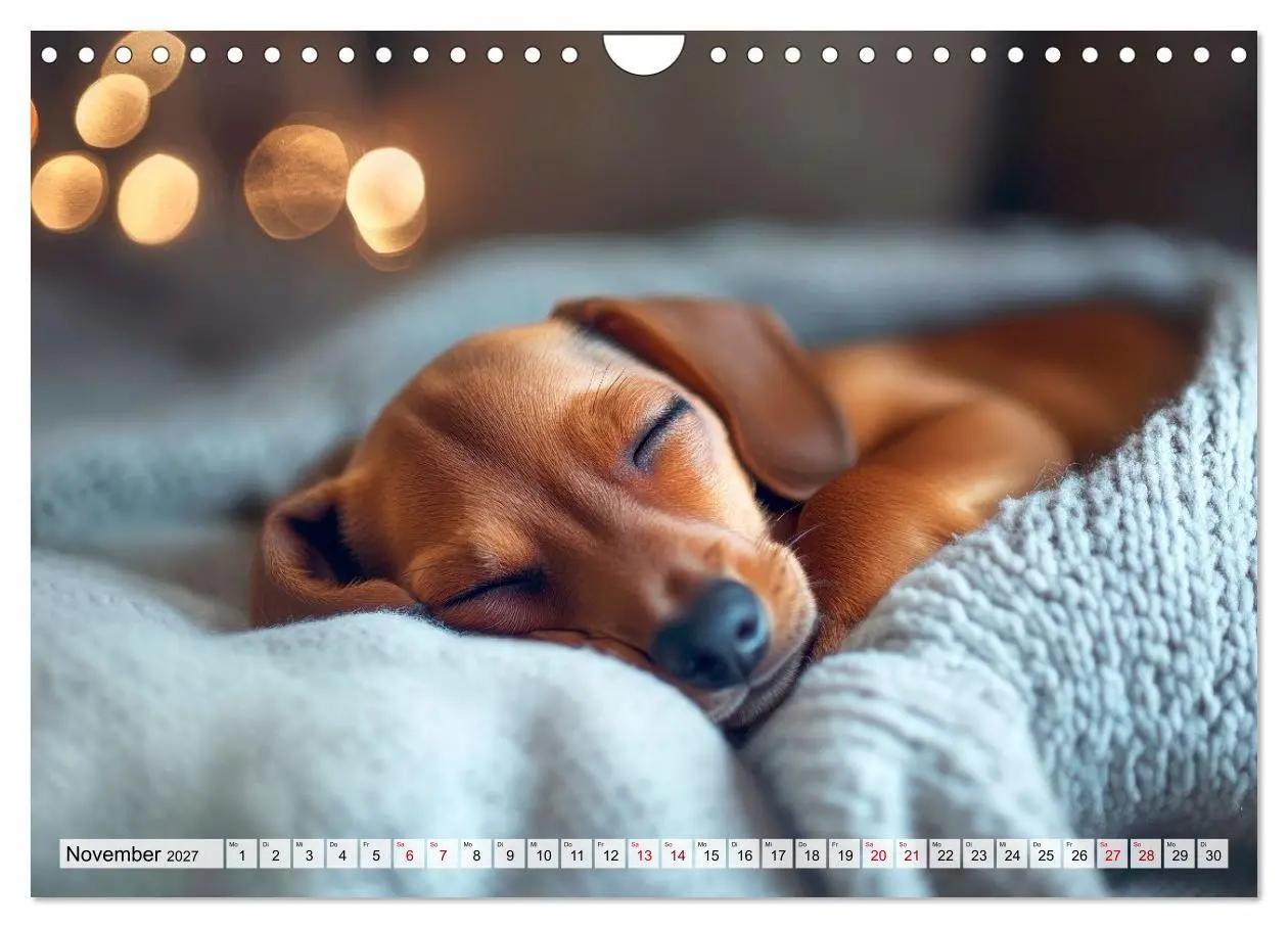 Bild: 9783516814897 | Lieblingshund Dackel (Wandkalender 2027 DIN A4 quer), CALVENDO...