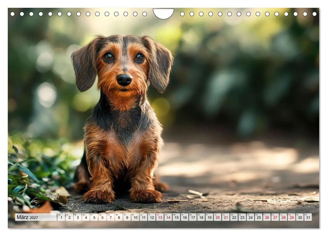 Bild: 9783516814897 | Lieblingshund Dackel (Wandkalender 2027 DIN A4 quer), CALVENDO...