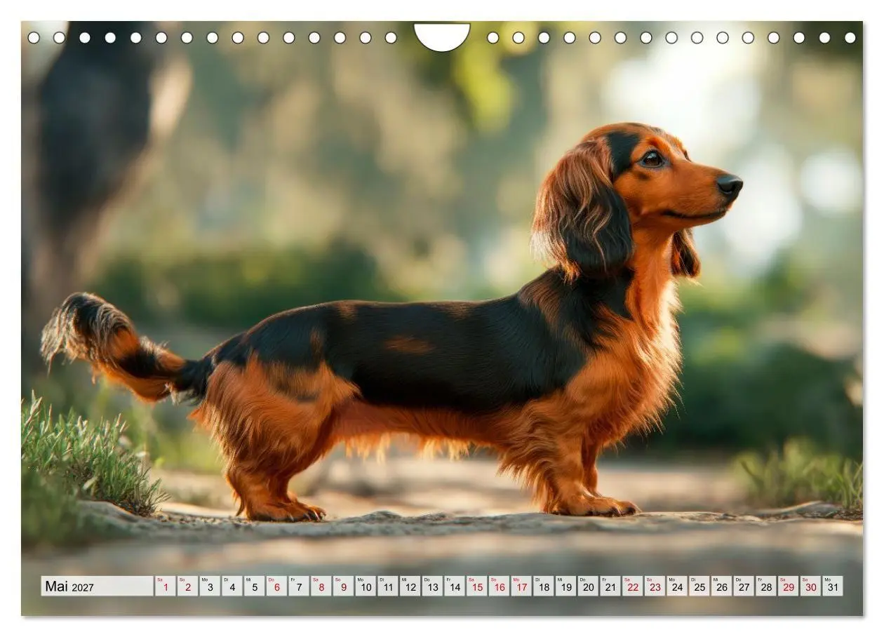 Bild: 9783516814897 | Lieblingshund Dackel (Wandkalender 2027 DIN A4 quer), CALVENDO...