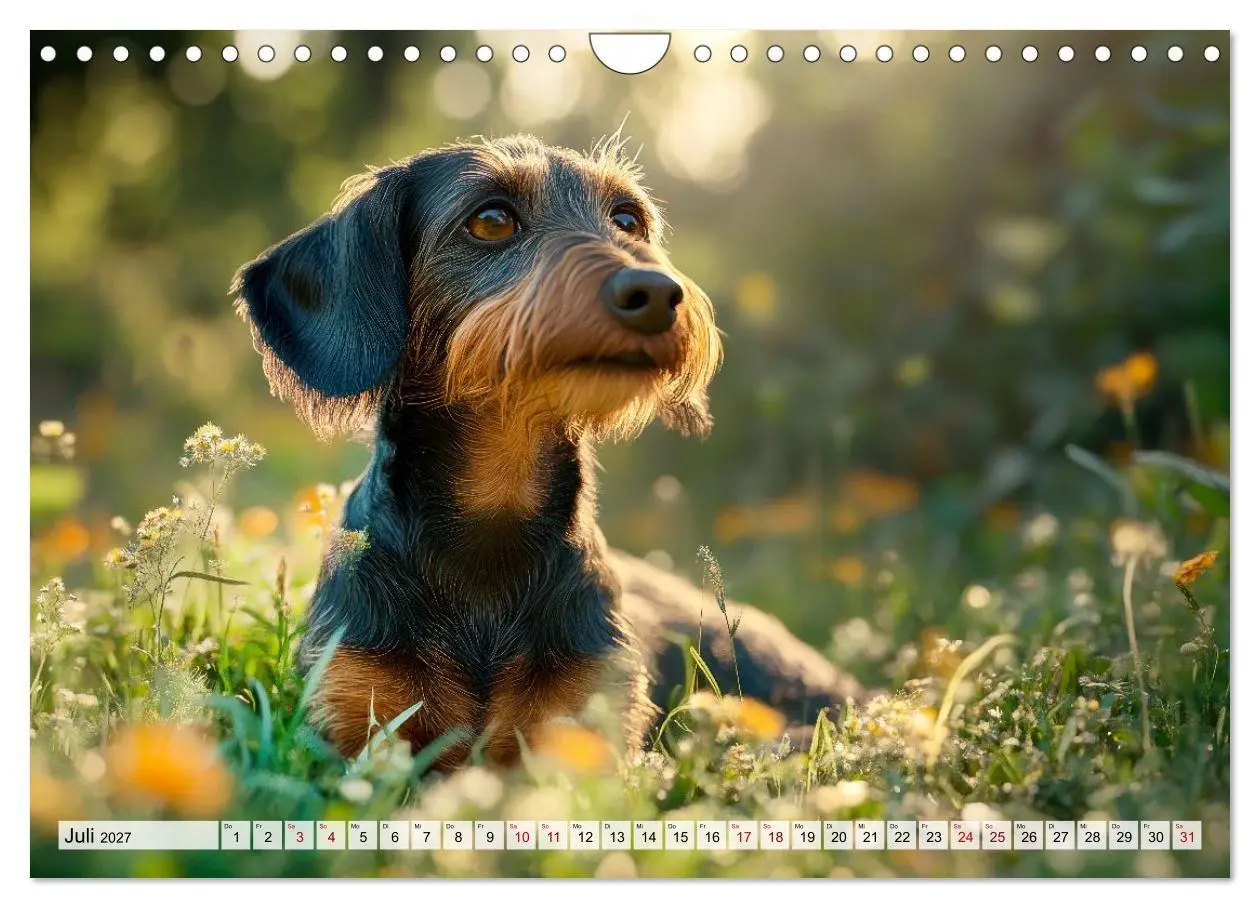 Bild: 9783516814897 | Lieblingshund Dackel (Wandkalender 2027 DIN A4 quer), CALVENDO...