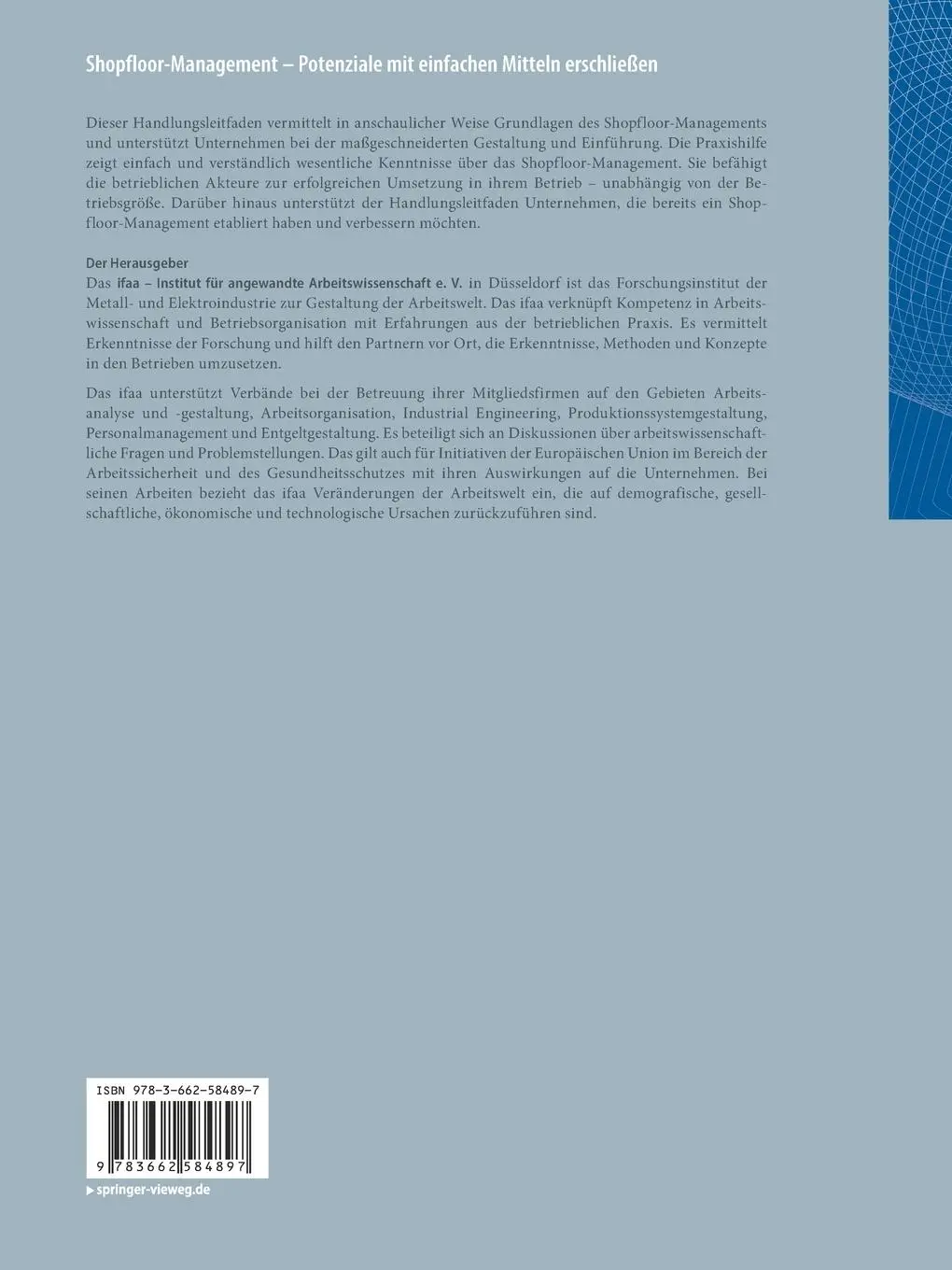 Rückseite: 9783662584897 | Shopfloor-Management - Potenziale mit einfachen Mitteln erschließen