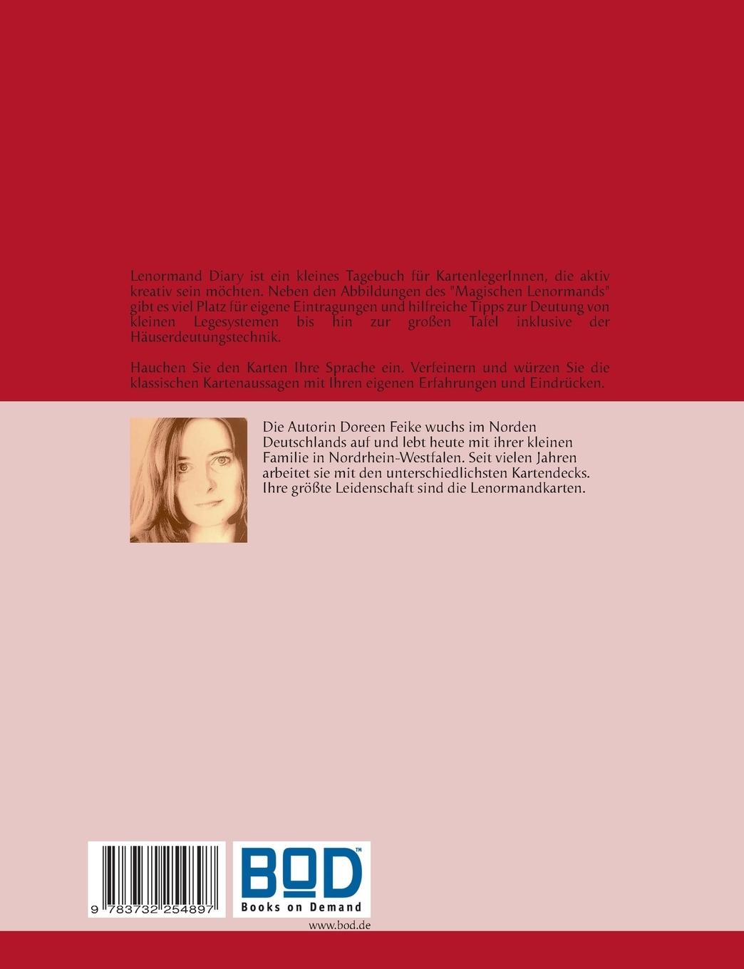 Rückseite: 9783732254897 | Lenormand Diary | Doreen Feike | Taschenbuch | 172 S. | Deutsch | 2013