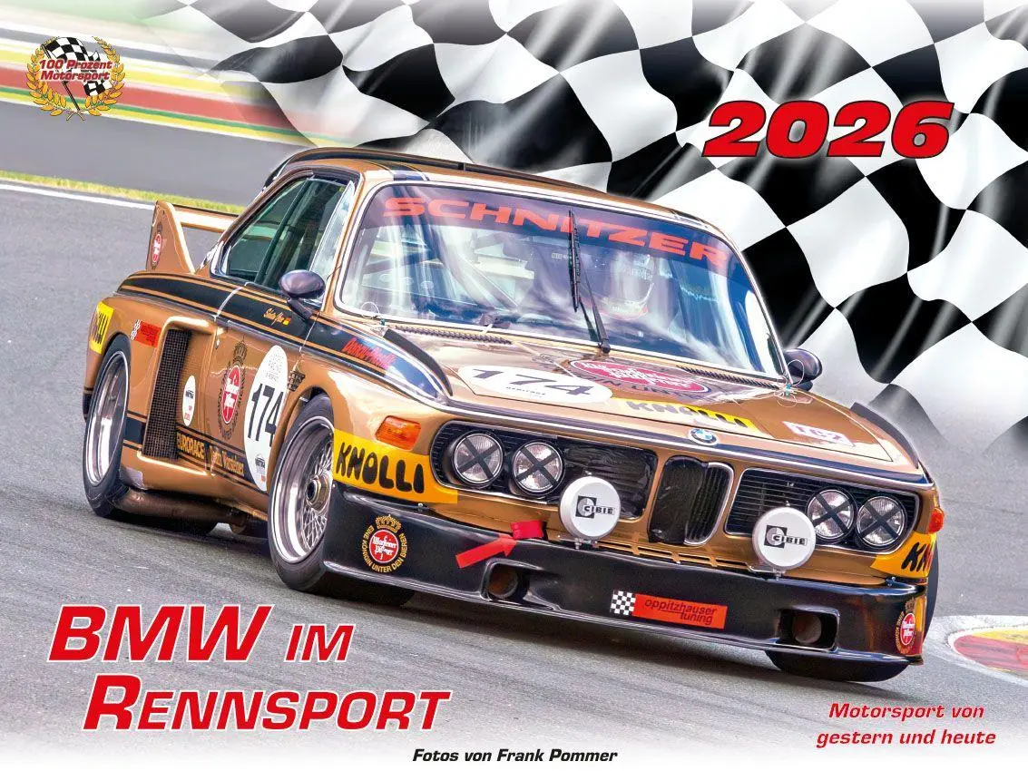 Cover: 9783948794897 | BMW im Rennsport Kalender 2026 | Frank Pommer | Kalender | Deutsch