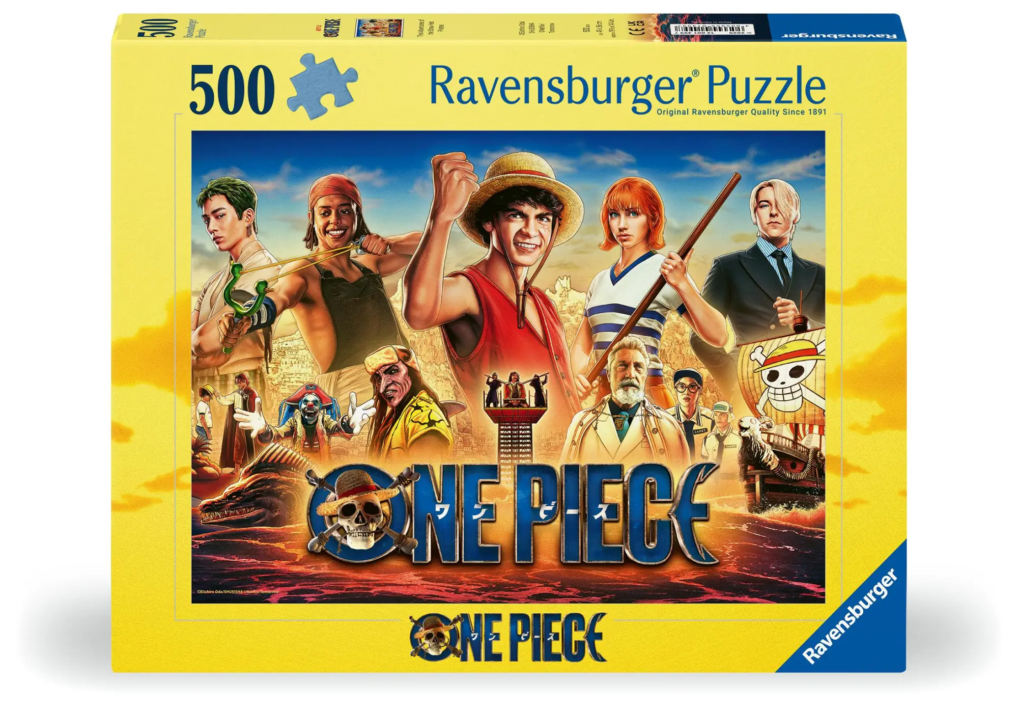 Cover: 4005555014997 | Erwachsenenpuzzle 500 Teile - One Piece - Die Abenteuer der...