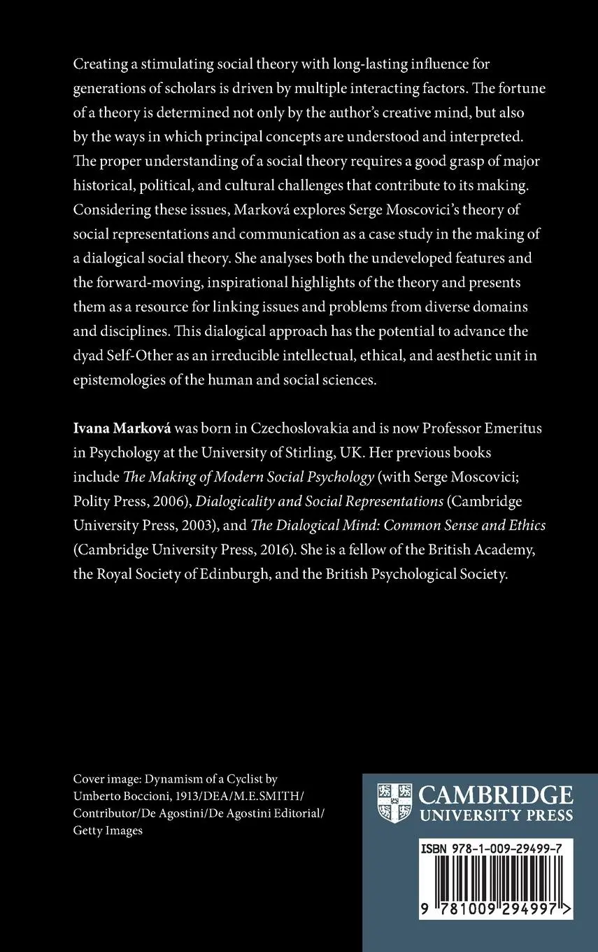 Rückseite: 9781009294997 | The Making of a Dialogical Theory | Ivana Marková | Buch | Gebunden