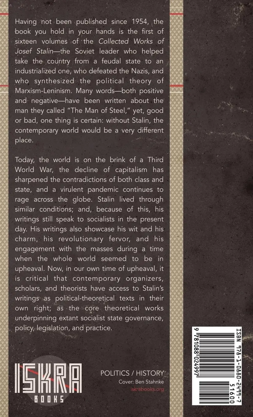 Rückseite: 9781088024997 | Collected Works of Josef Stalin | Volume 1 | Josef V. Stalin | Buch