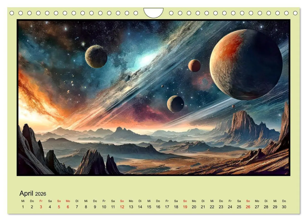 Bild: 9783457334997 | Der Zauber fremder Welten (Wandkalender 2026 DIN A4 quer), CALVENDO...