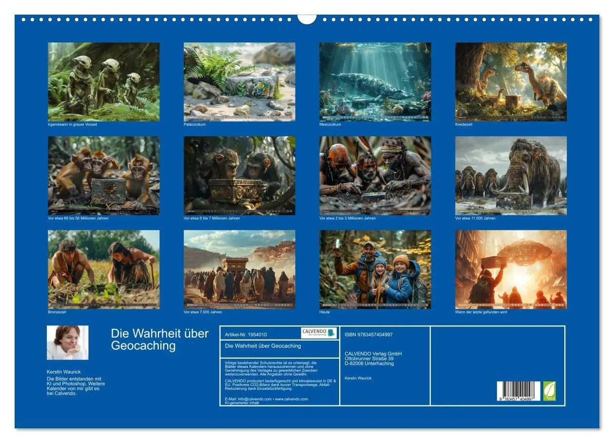 Bild: 9783457404997 | Die Wahrheit über Geocaching (Wandkalender 2026 DIN A2 quer),...