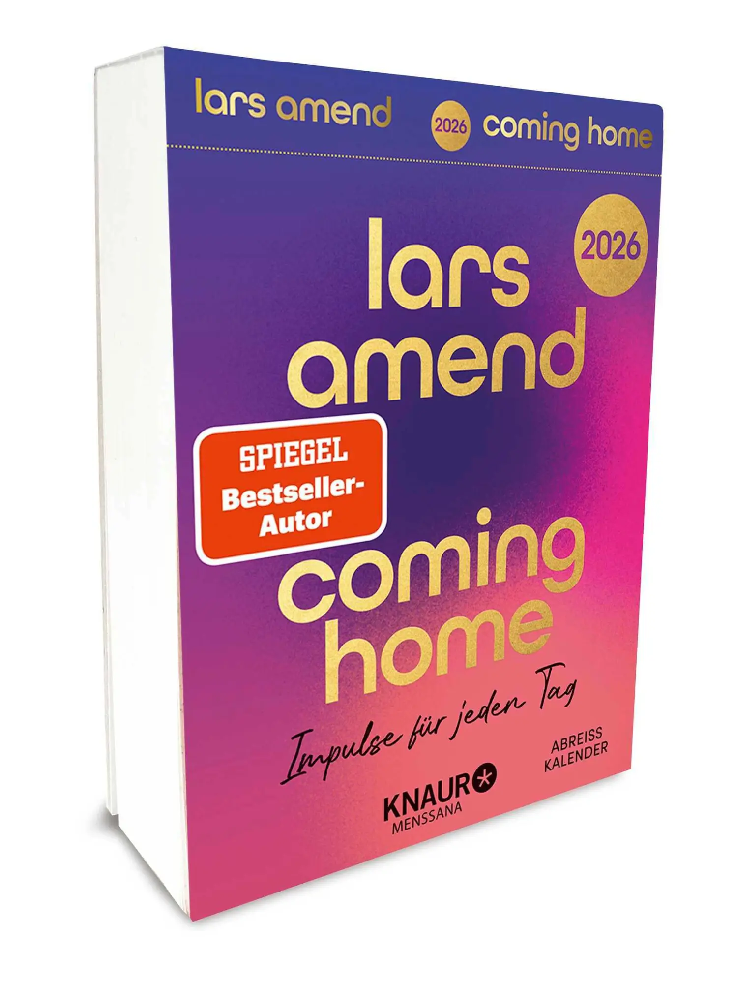 Cover: 4251693905097 | Abreißkalender 2026: Coming Home | Impulse für jeden Tag | Lars Amend