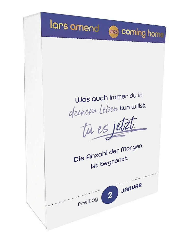 Bild: 4251693905097 | Abreißkalender 2026: Coming Home | Impulse für jeden Tag | Lars Amend