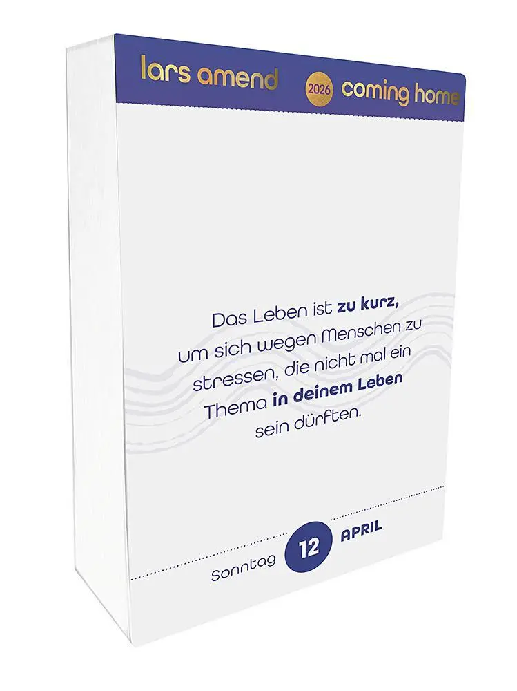 Bild: 4251693905097 | Abreißkalender 2026: Coming Home | Impulse für jeden Tag | Lars Amend