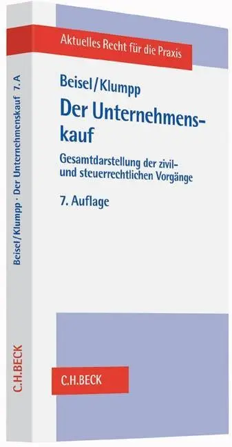 Cover: 9783406665097 | Der Unternehmenskauf | Wilhelm/Klumpp, Hans-Hermann Beisel | Buch