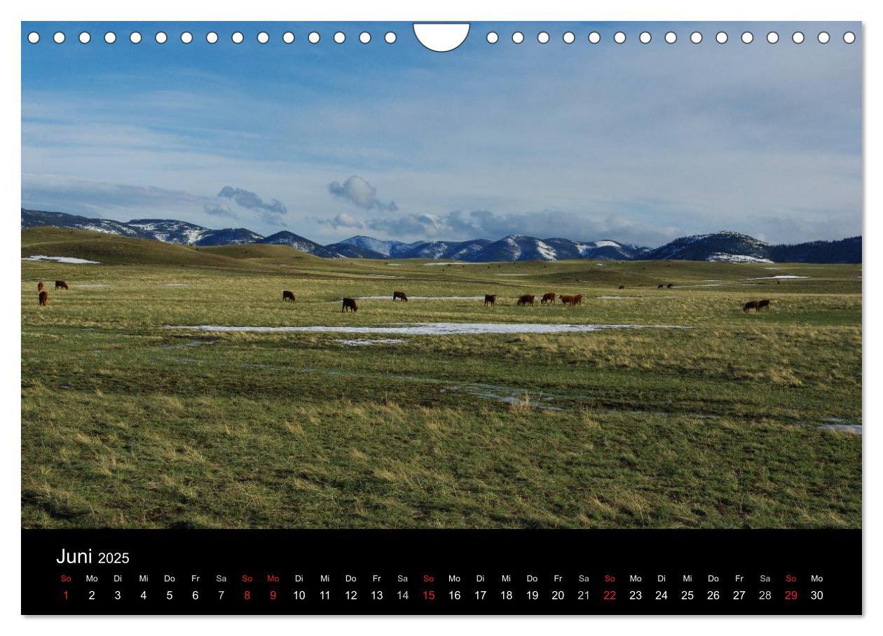 Bild: 9783435825097 | Montana! (Wandkalender 2025 DIN A4 quer), CALVENDO Monatskalender