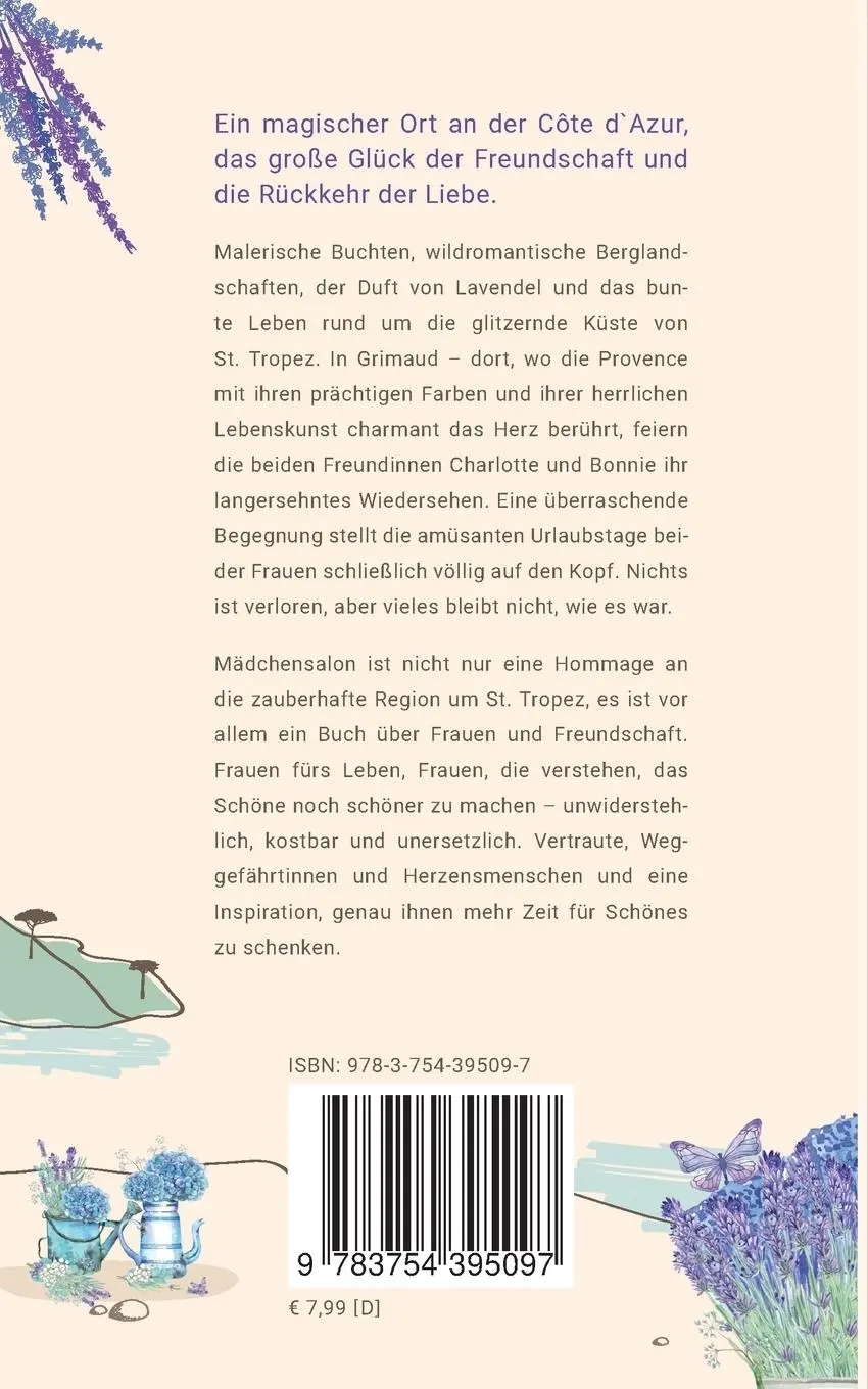Rückseite: 9783754395097 | Mädchensalon | Constanze Kucharsky | Taschenbuch | 224 S. | Deutsch