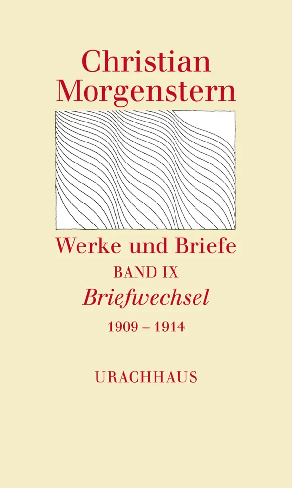 Cover: 9783878385097 | Briefwechsel 1909 - 1914 | Stuttgarter Ausgabe. | Morgenstern (u. a.)
