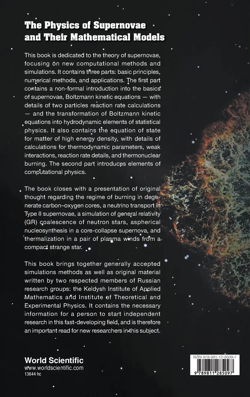 Rückseite: 9789811285097 | PHYSICS OF SUPERNOVAE AND THEIR MATHEMATICAL MODELS, THE | Aksenov
