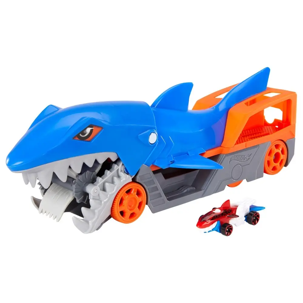 Bild: 887961925197 | Hot Wheels Hungriger Hai-Transporter | Offene Verpackung | GVG36