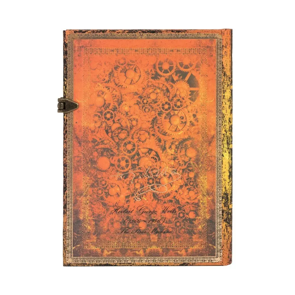 Bild: 9781439765197 | Notizbuch 75. Todestag von H.G. Wells Midi Unliniert | Buch | 2026