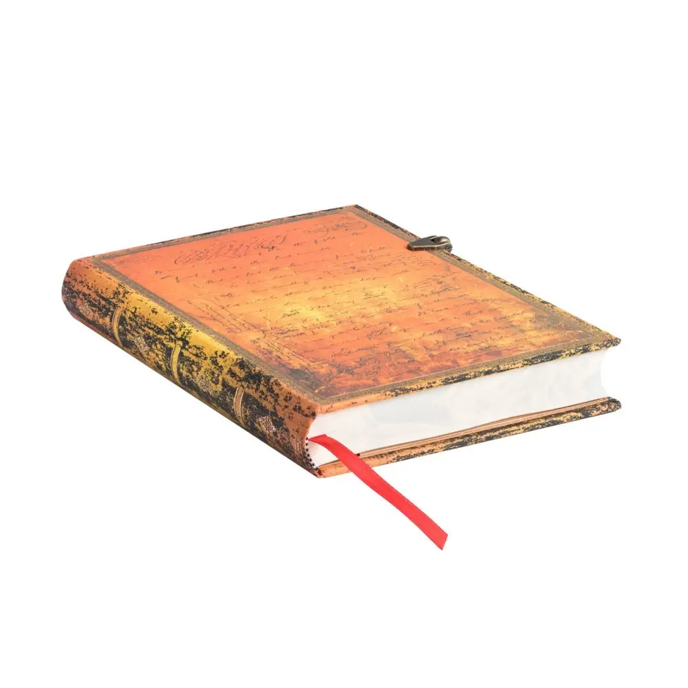 Bild: 9781439765197 | Notizbuch 75. Todestag von H.G. Wells Midi Unliniert | Buch | 2026