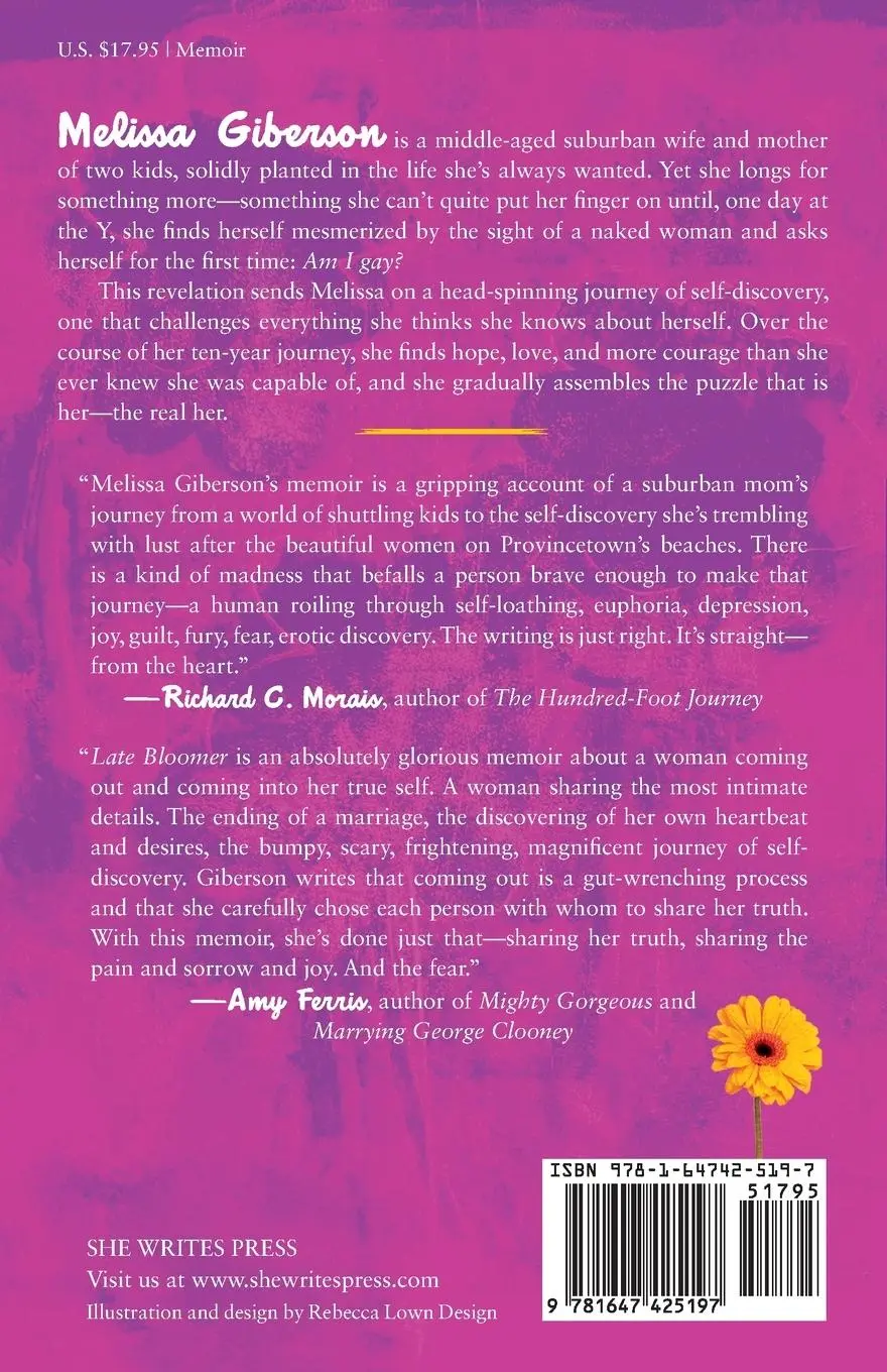 Rückseite: 9781647425197 | Late Bloomer | Finding My Authentic Self at Midlife | Melissa Giberson