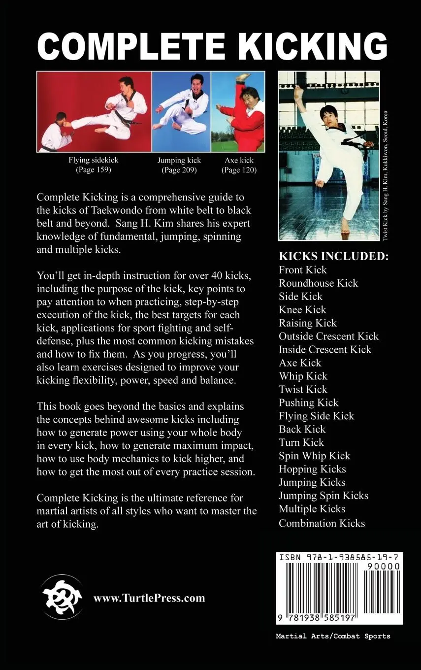 Rückseite: 9781938585197 | Complete Kicking | Sang H. Kim | Buch | Englisch | 2013 | Turtle Press