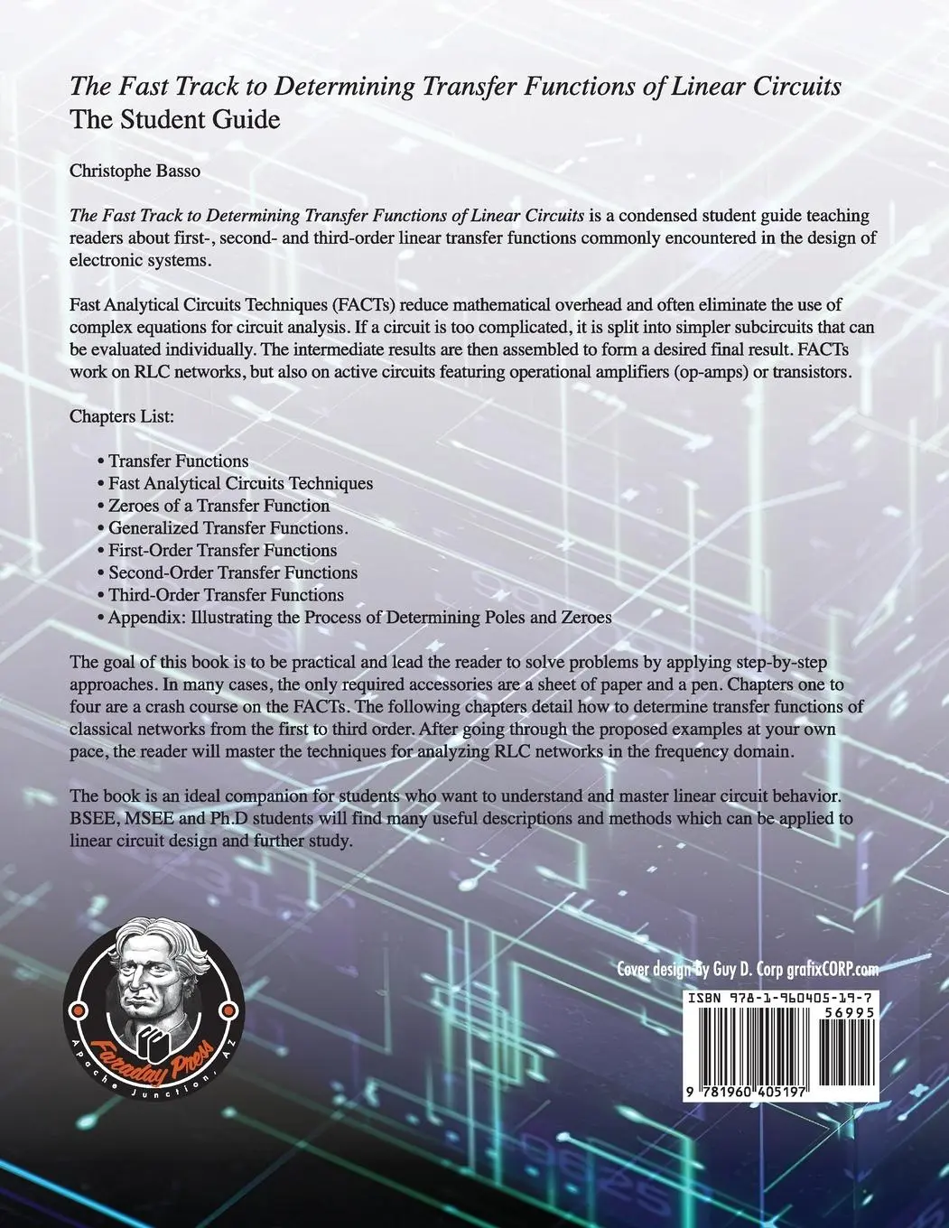 Rückseite: 9781960405197 | The Fast Track to Determining Transfer Functions of Linear Circuits
