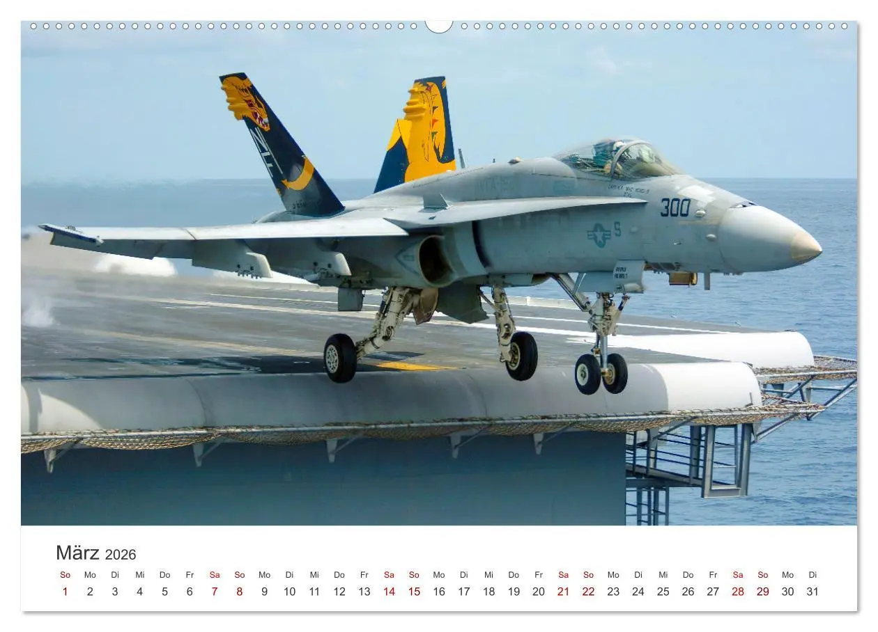 Bild: 9783457385197 | Kampfjets - Düsenjäger-Kalender (hochwertiger Premium Wandkalender...