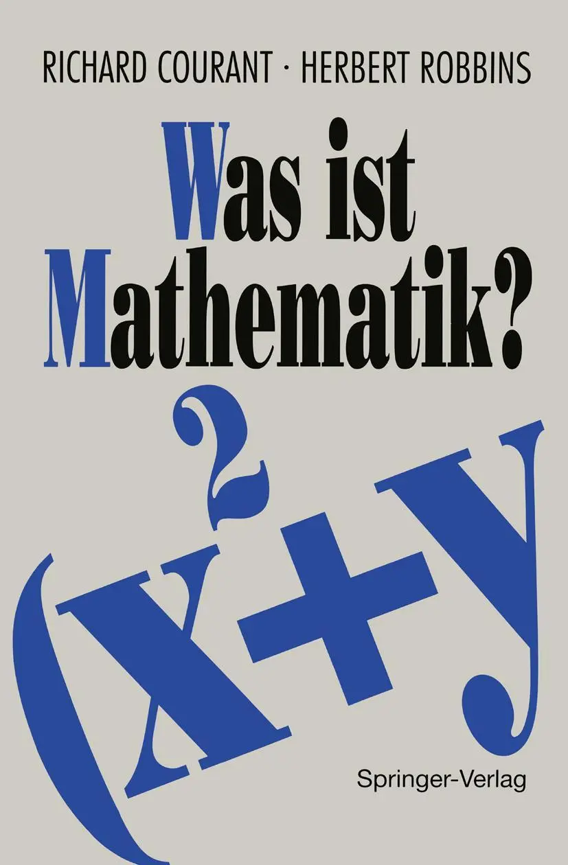 Cover: 9783540995197 | Was ist Mathematik? | H. Robbins (u. a.) | Taschenbuch | xxii | 1993