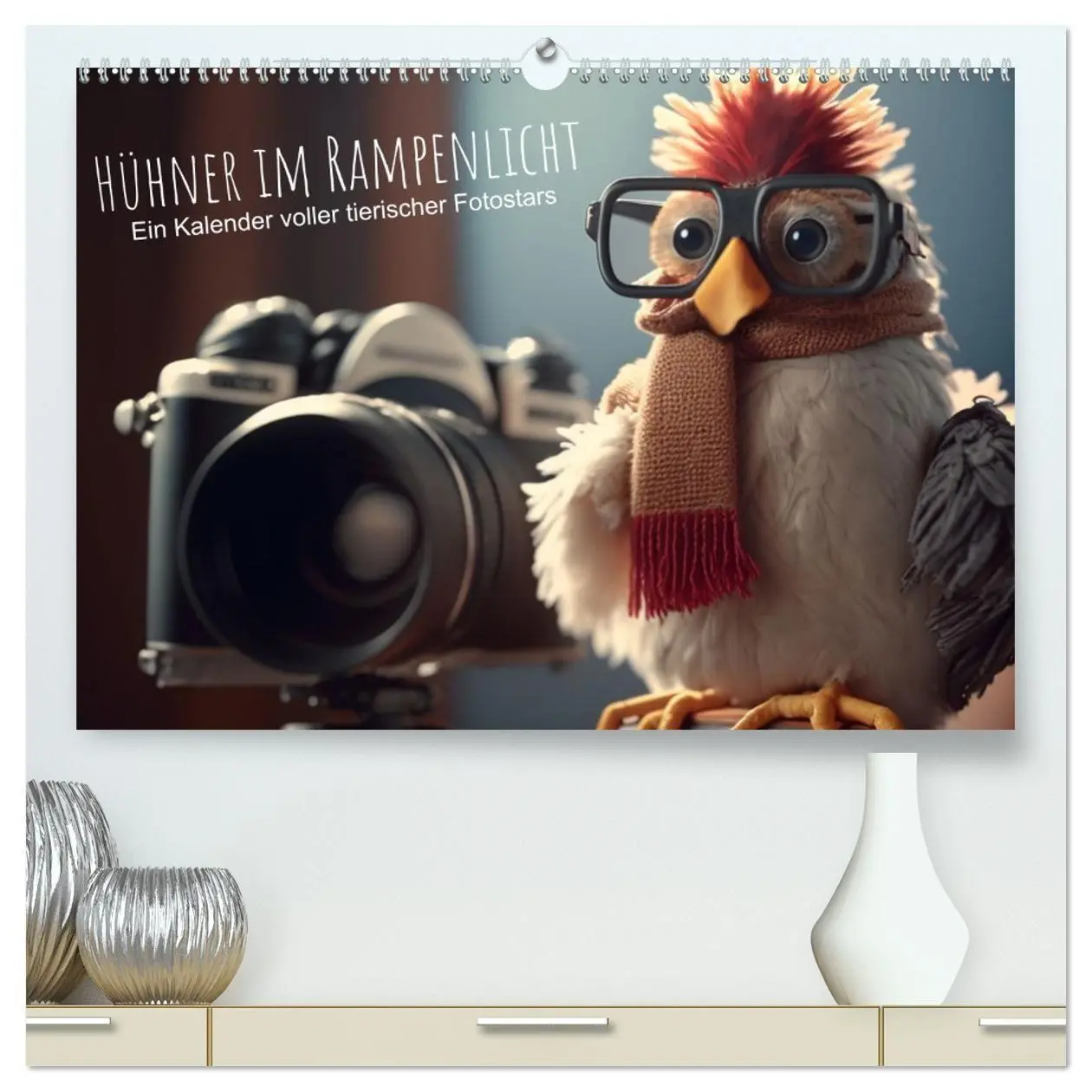 Cover: 9783569325197 | Hühner im Rampenlicht Ein Kalender voller tierischer Fotostars...