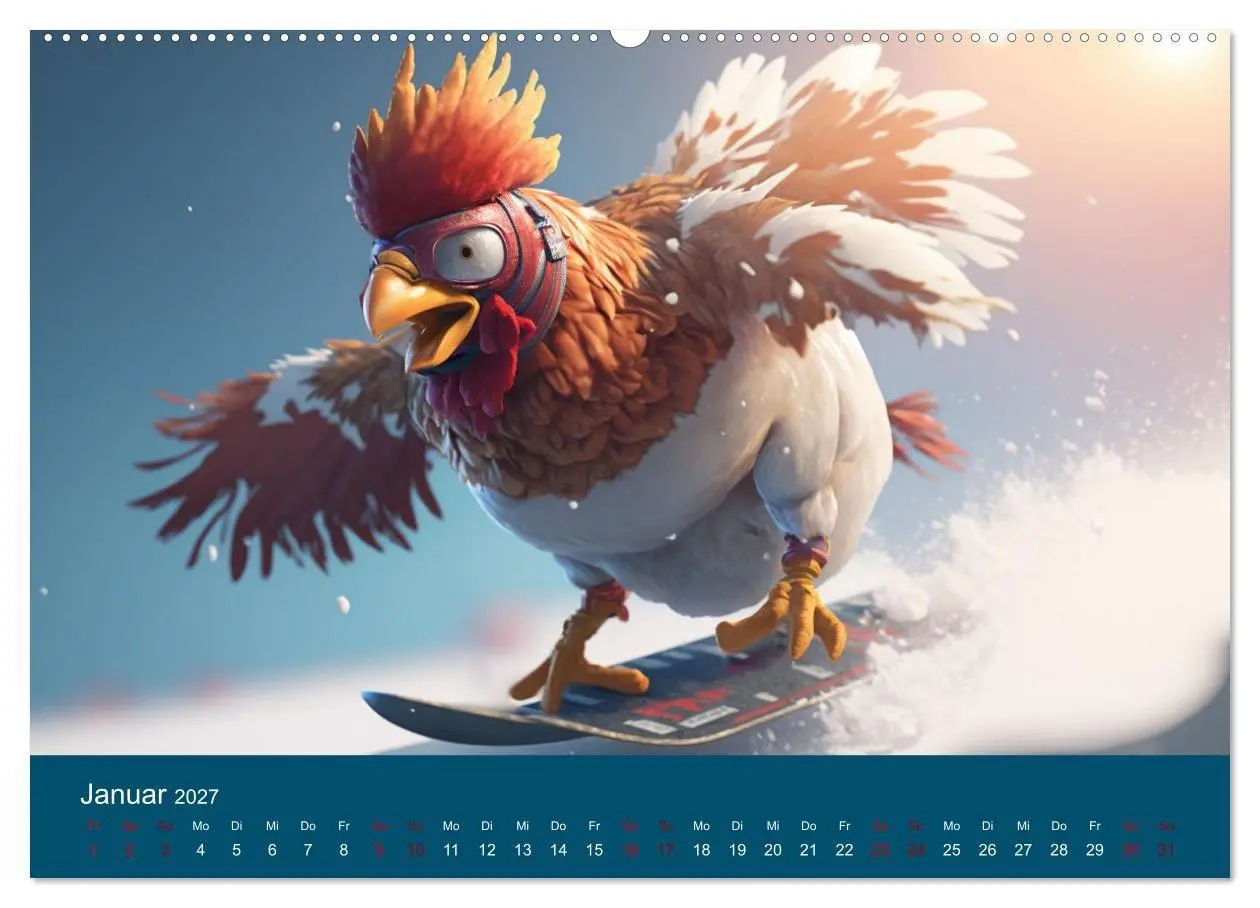 Bild: 9783569325197 | Hühner im Rampenlicht Ein Kalender voller tierischer Fotostars...