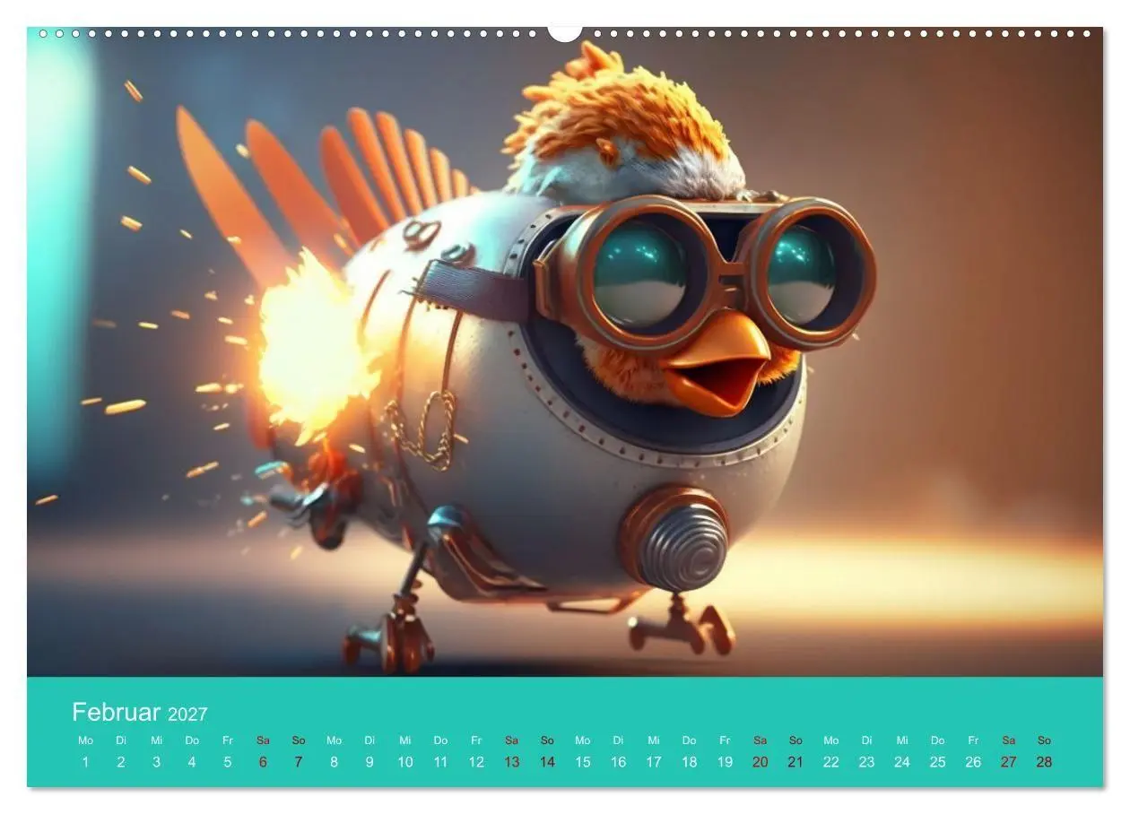 Bild: 9783569325197 | Hühner im Rampenlicht Ein Kalender voller tierischer Fotostars...